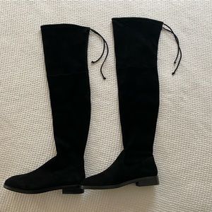 Stuart Weizmann, Brand New Lowland Suede Thigh-High Boots